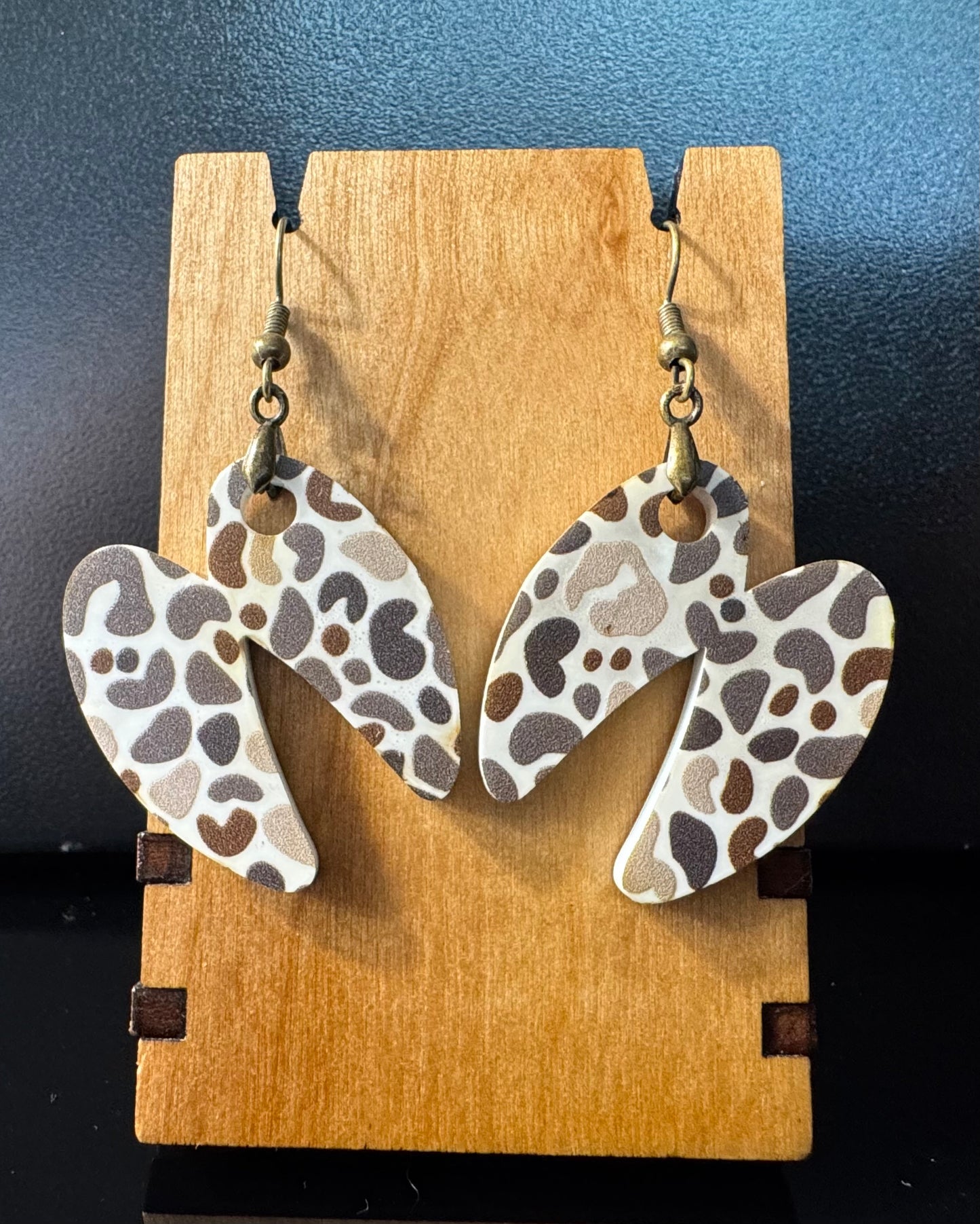 Animal Print Acrylic Earrings