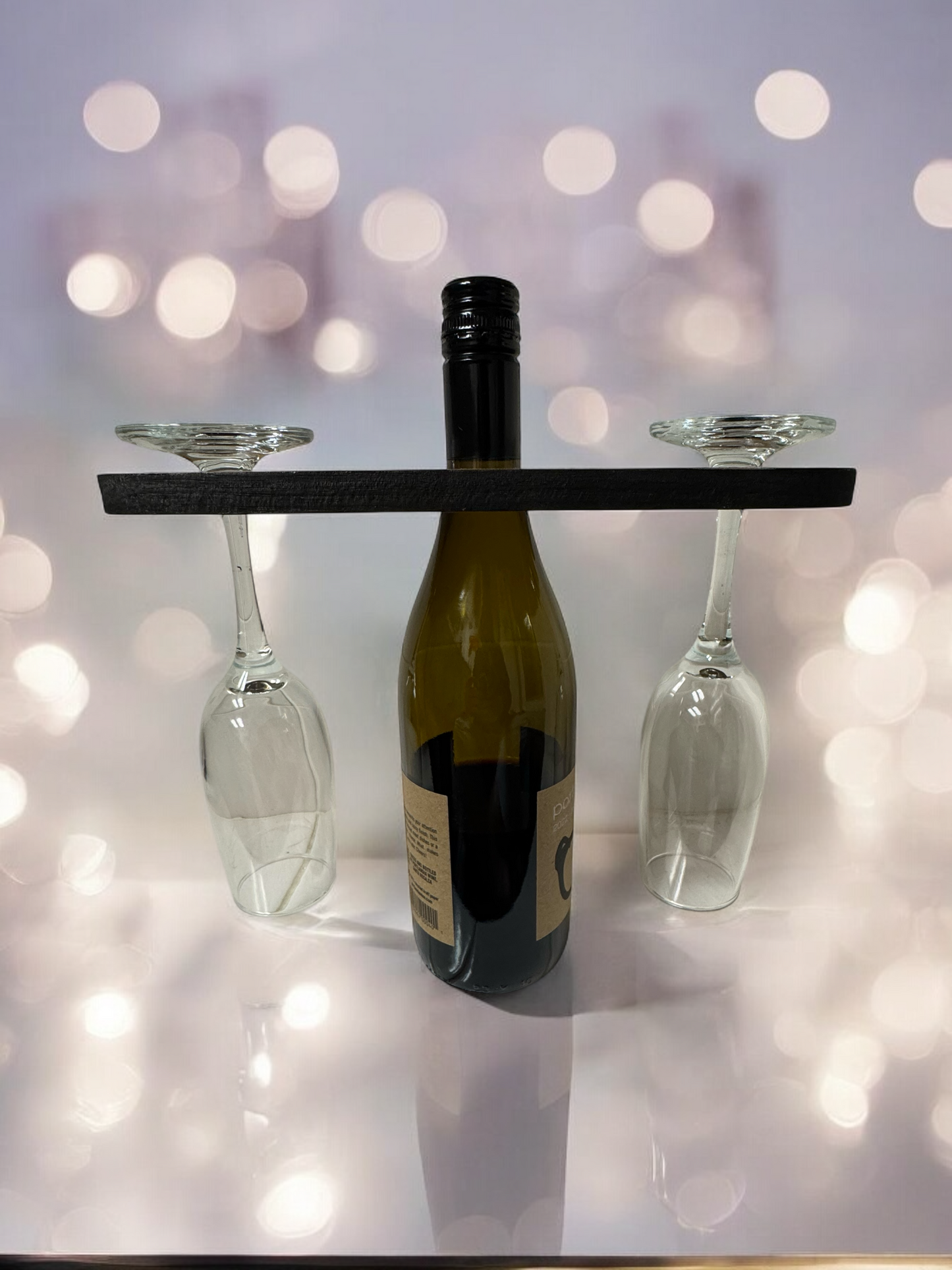 Wine Caddy w/4 glasses -Home Decor/Gifts