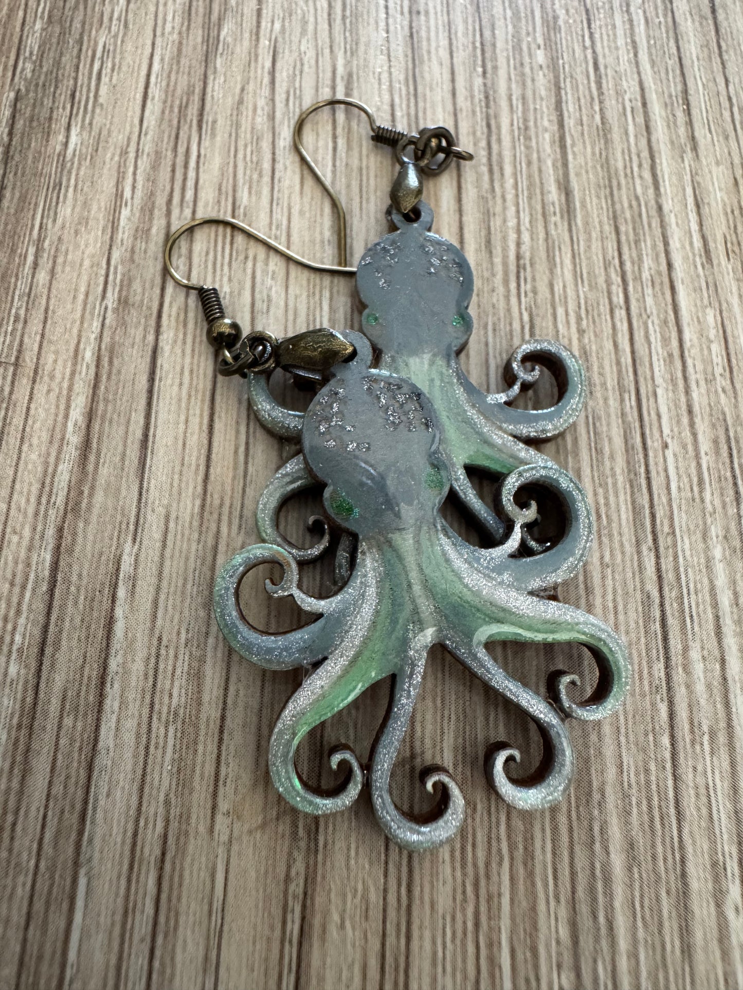 Earrings -Octopus