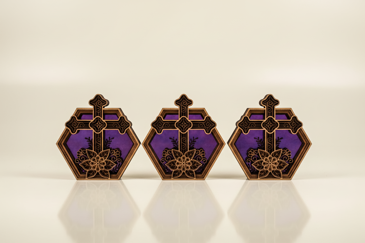 Triple Cross Suncatcher