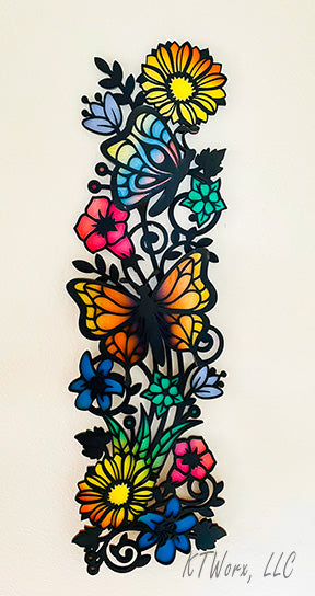 Hanger- Door/Wall -Butterfly Wall Garden Decor