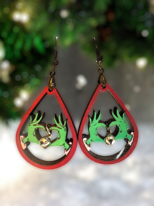 Earrings -Teardrop Bells