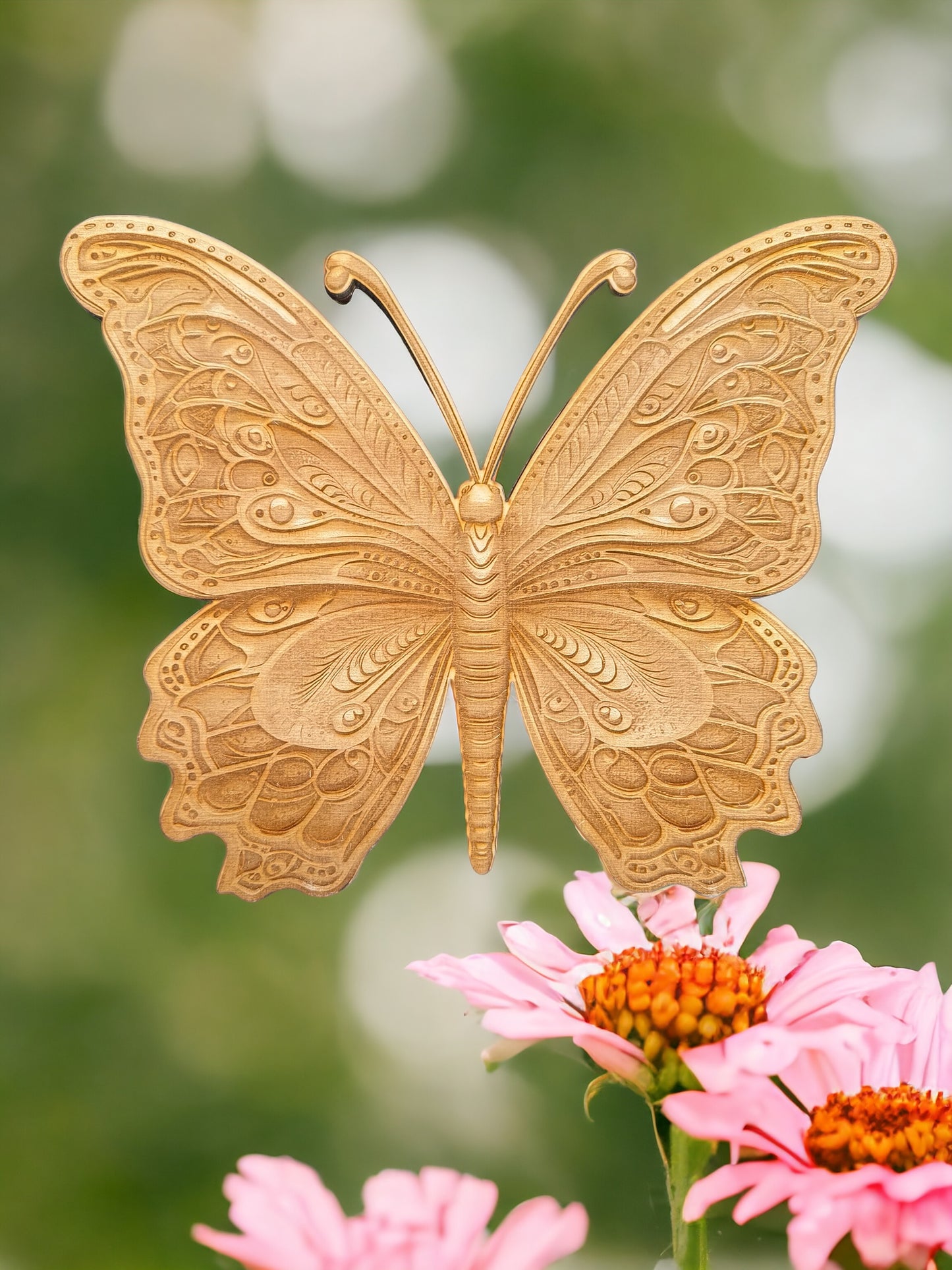 3D Illusion Engraving -Butterfly Cutout