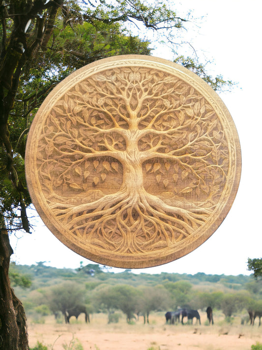 3D Illusion Engraving -Tree of Life