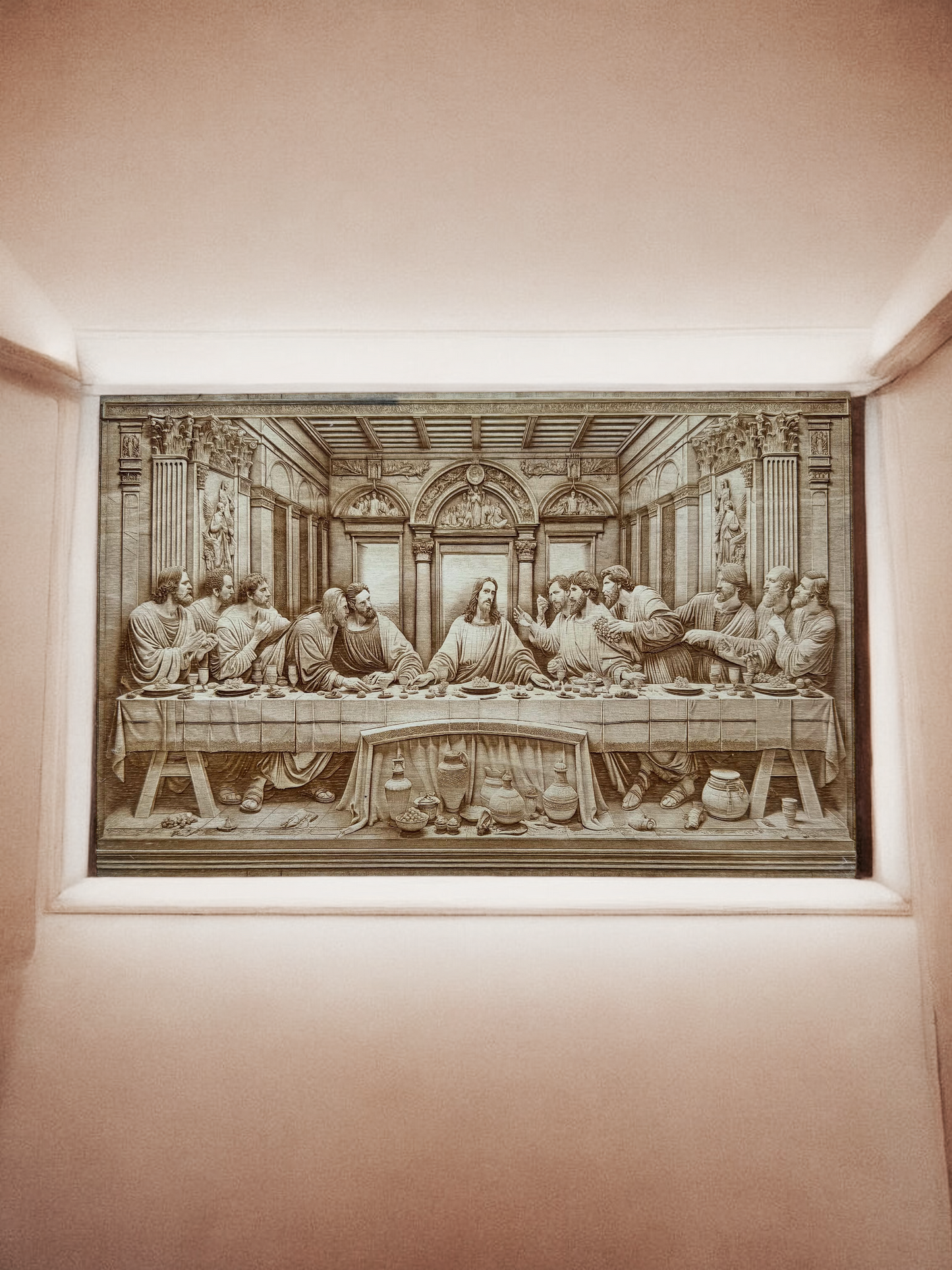 3D Illusion Engraving -The Last Supper