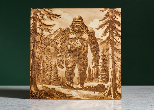 3D Illusion Engraving -Bigfoot