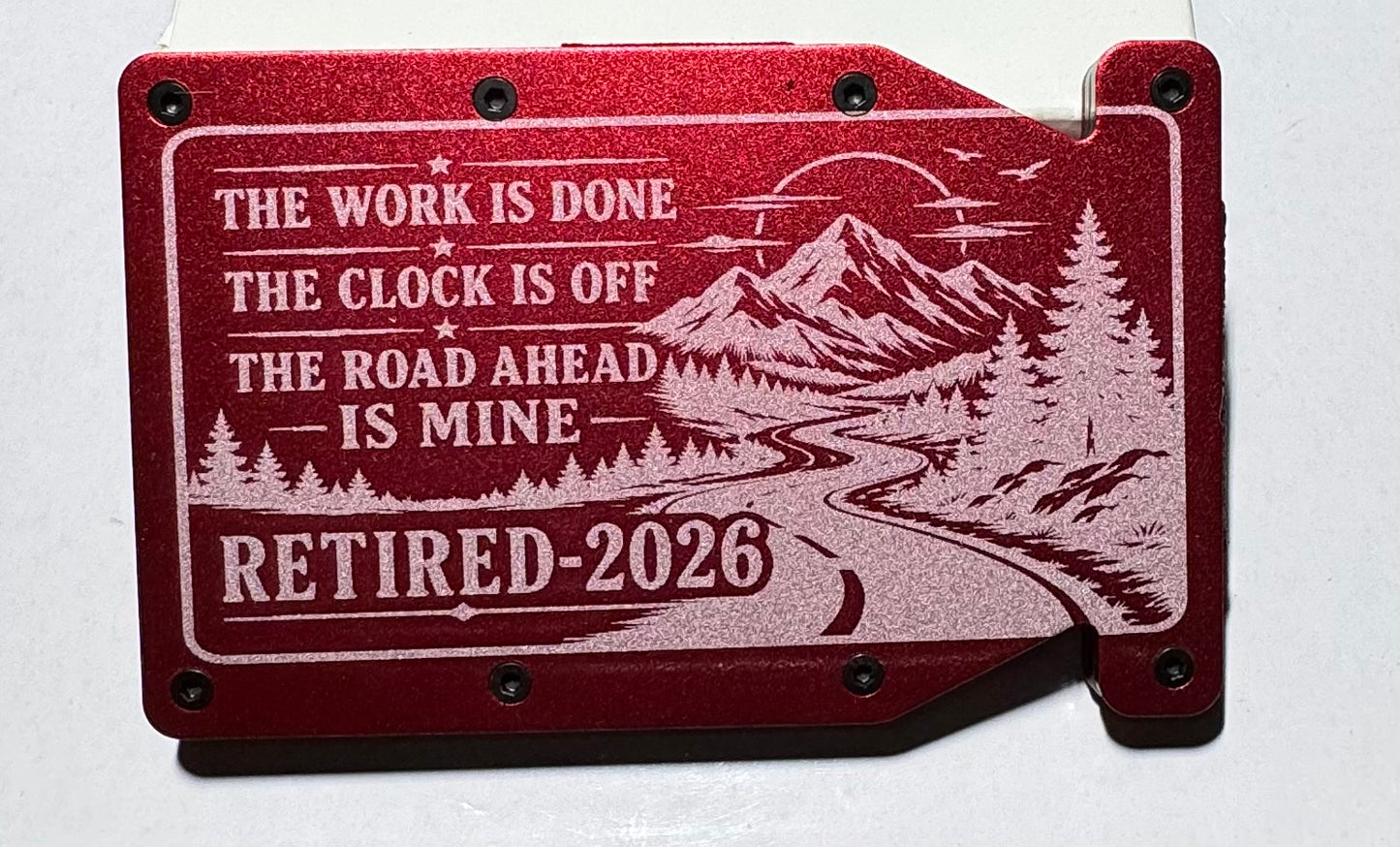 Custom Engraved Met RFID Wallets