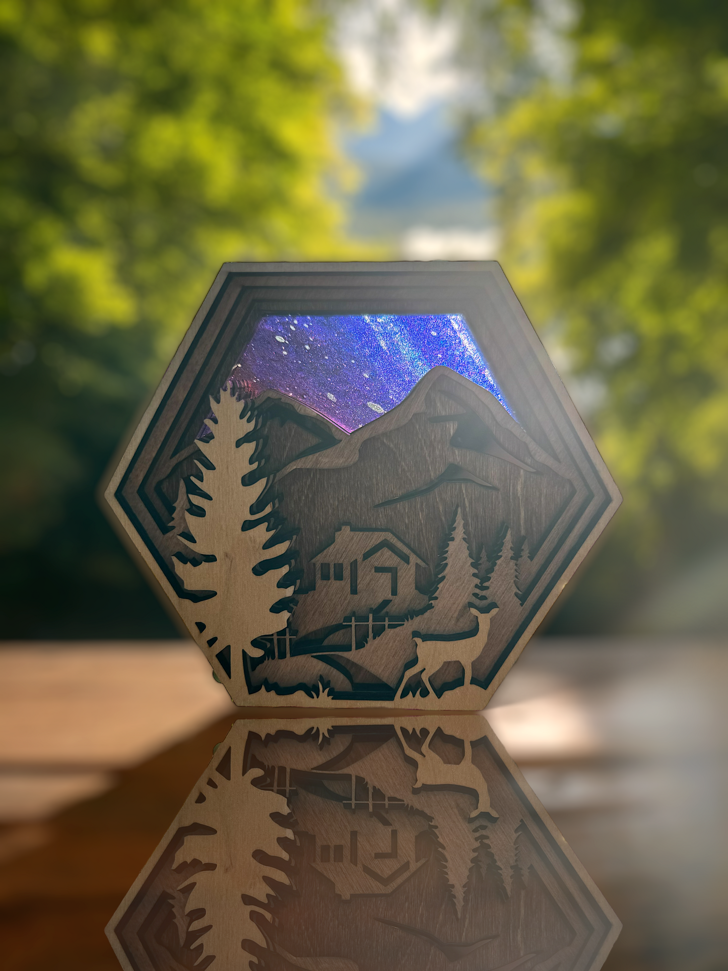 Home Decor/Gift - Cabin Shelf Suncatchers
