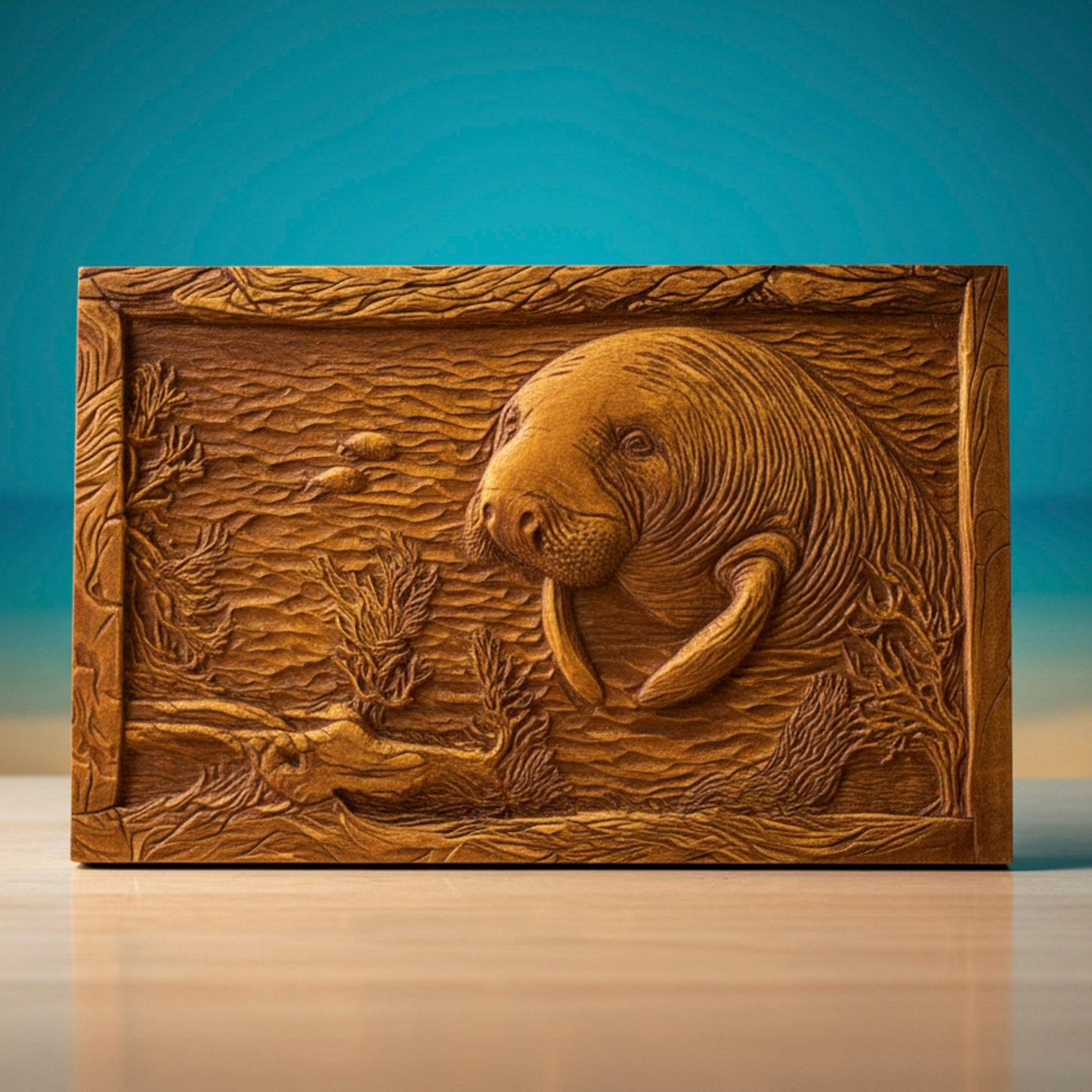 Manatee, Clappy Engraving