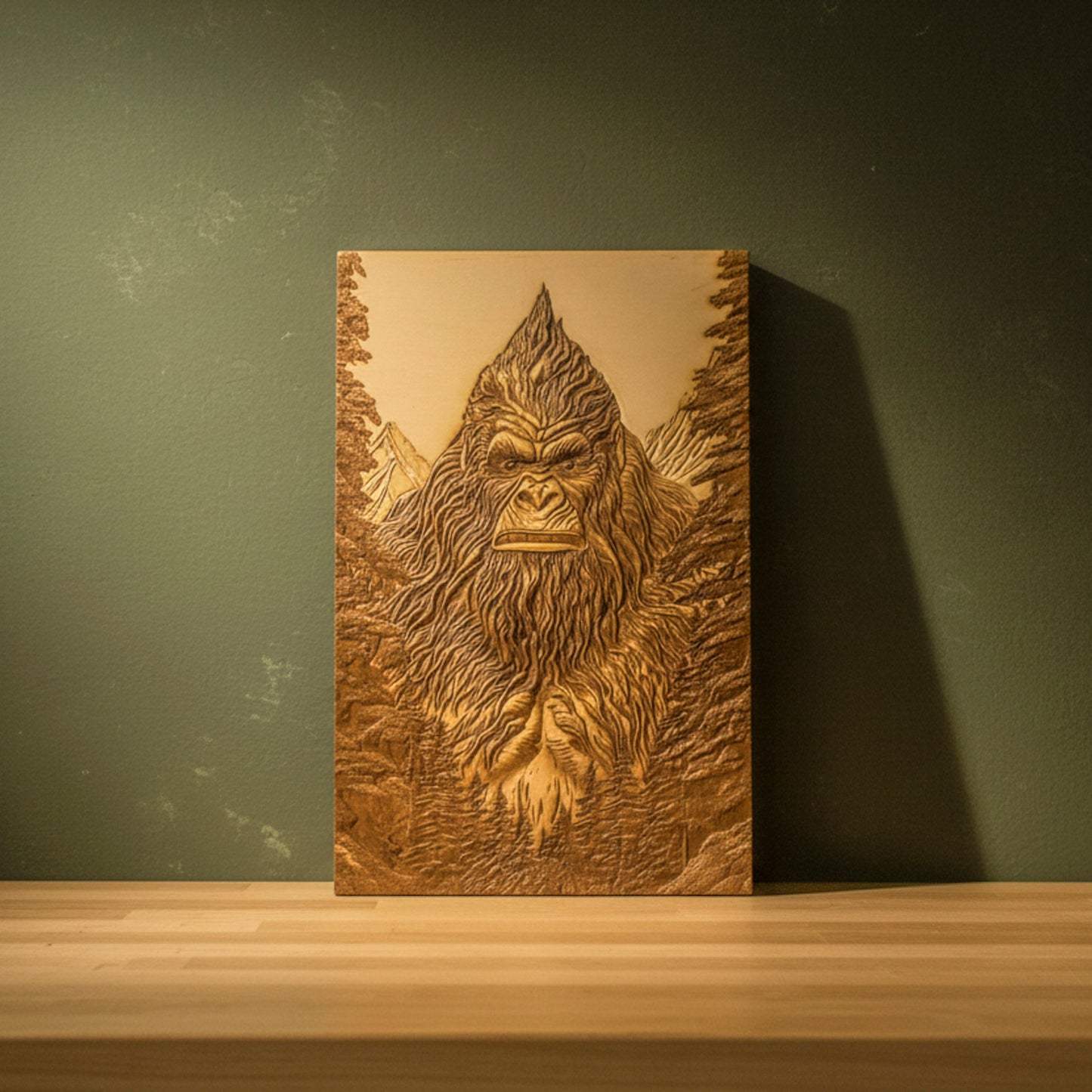 Bigfoot Mountain Engraving