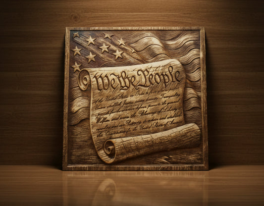We The People Engraving