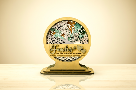 Family Tree Layered Keepsake