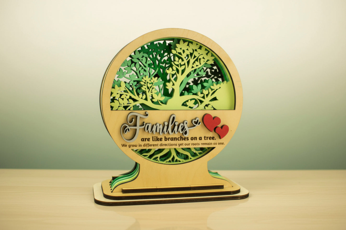 Family Tree Layered Keepsake