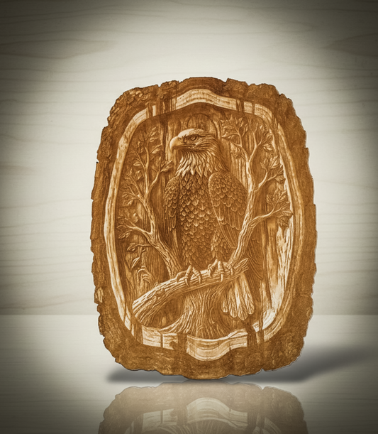 Eagle Live Edge 3D Illusion