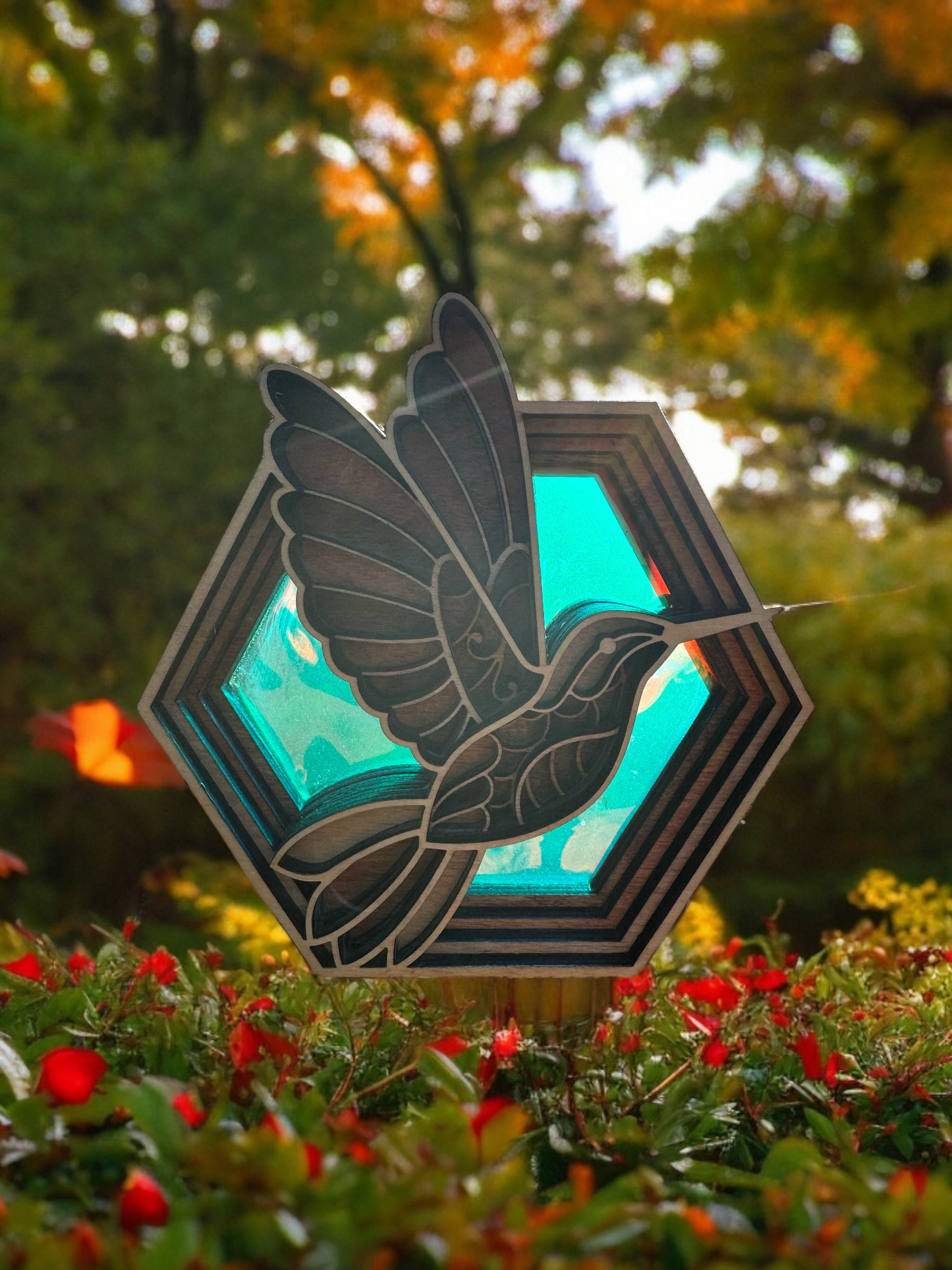 Home Decor/Gift - Hummingbird Shelf Suncatchers