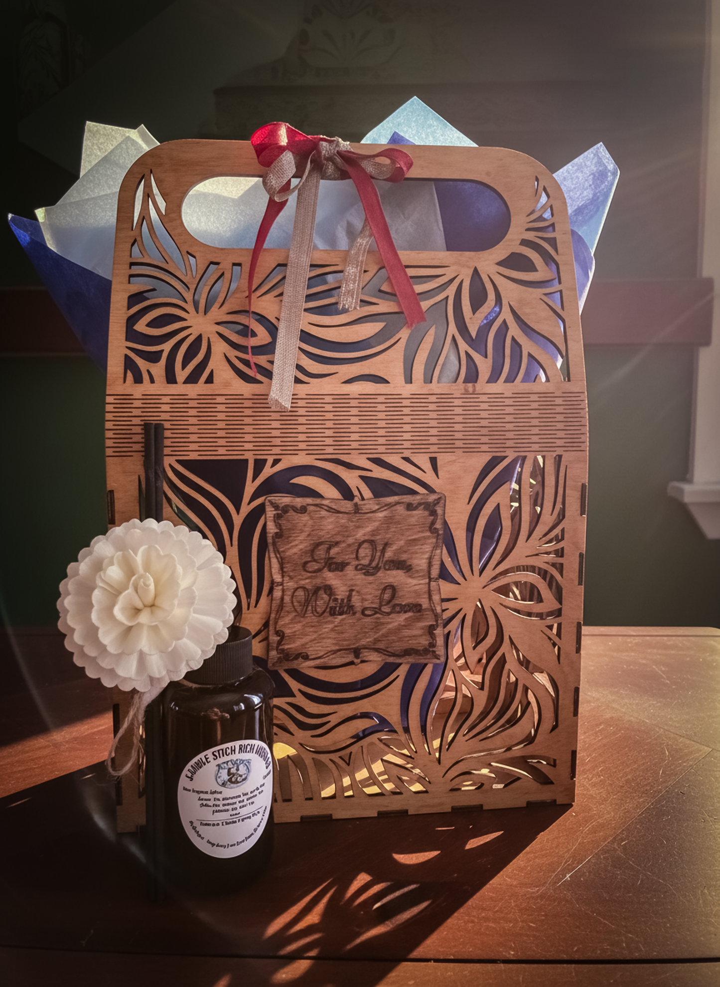 Gift Bag, Wooden Large