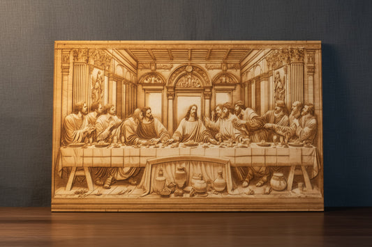 3D Illusion Engraving -The Last Supper