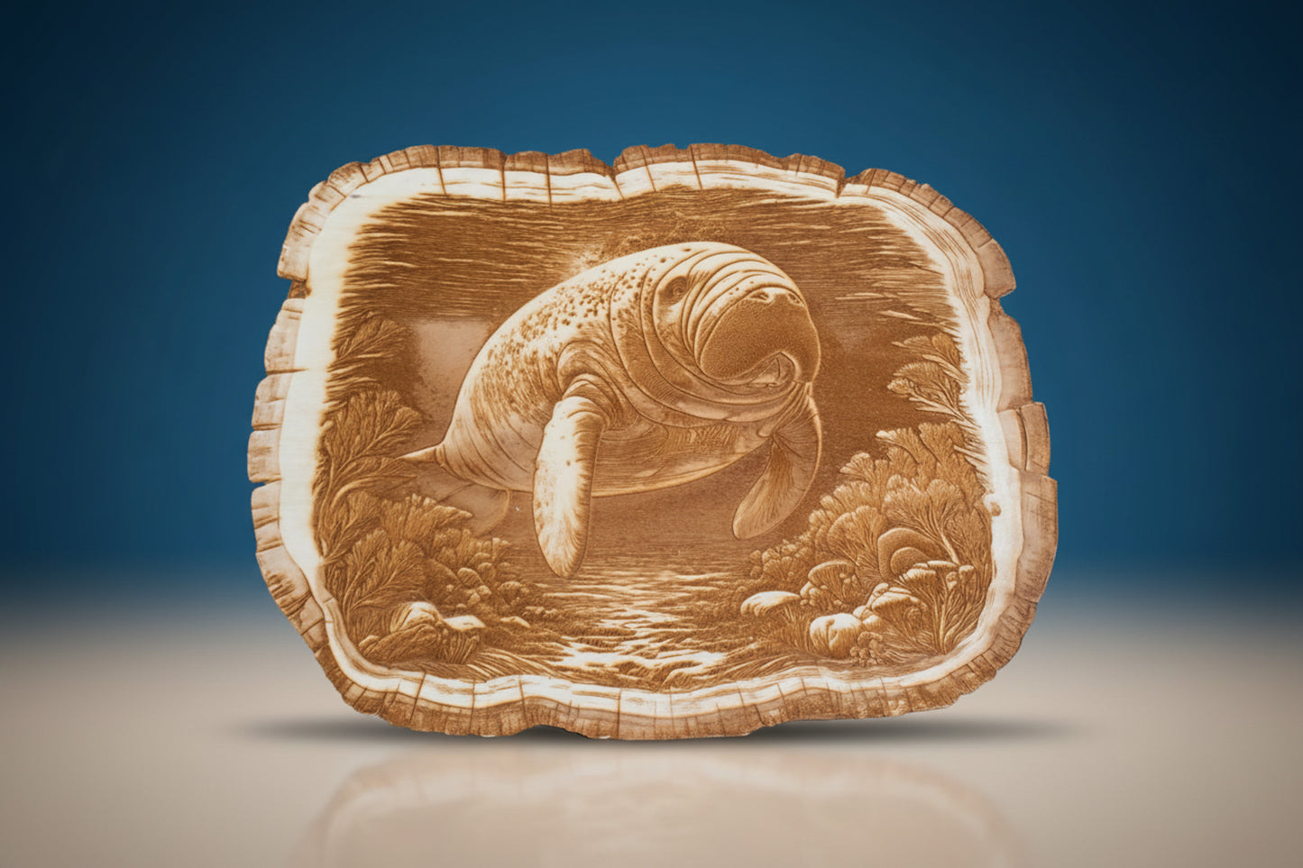 Manatee, Live Edge 3D Illusion