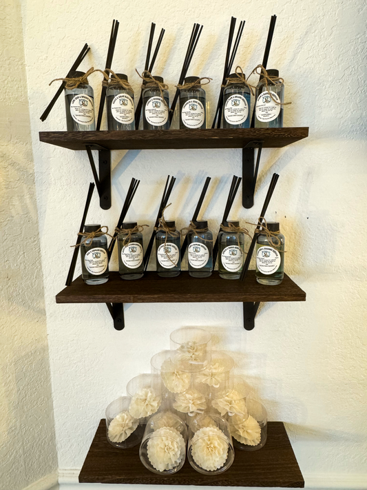 Black Reed & Sola Wood Flower Room Diffuser