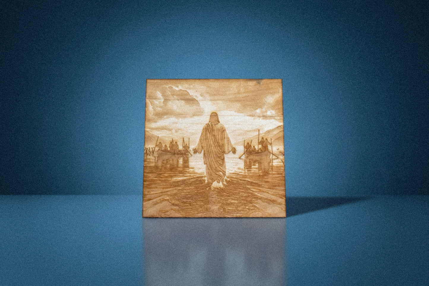 3D Illusion Engraving -Walking on Water