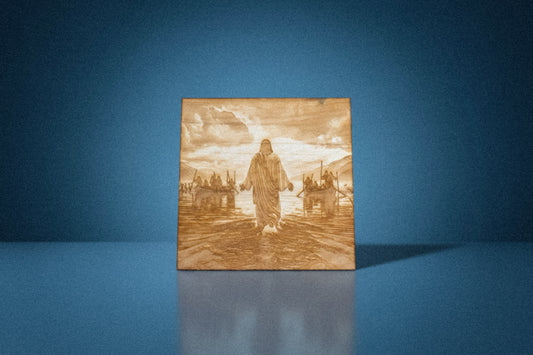 3D Illusion Engraving -Walking on Water