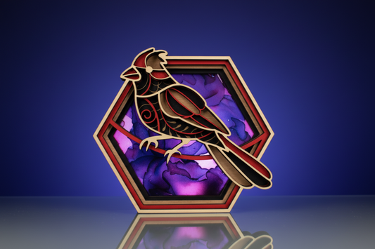 Cardinal Suncatcher
